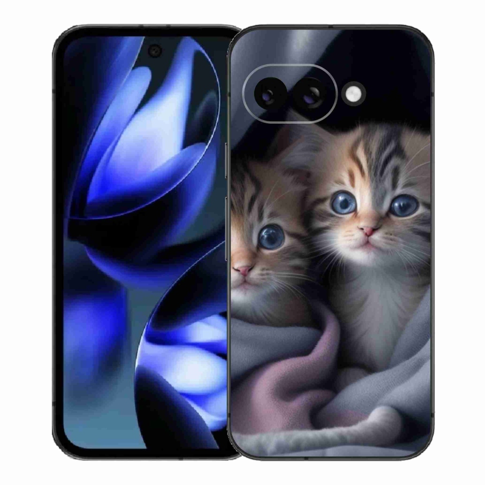 Gélový kryt mmCase na Google Pixel 9a - mačacie duo 2