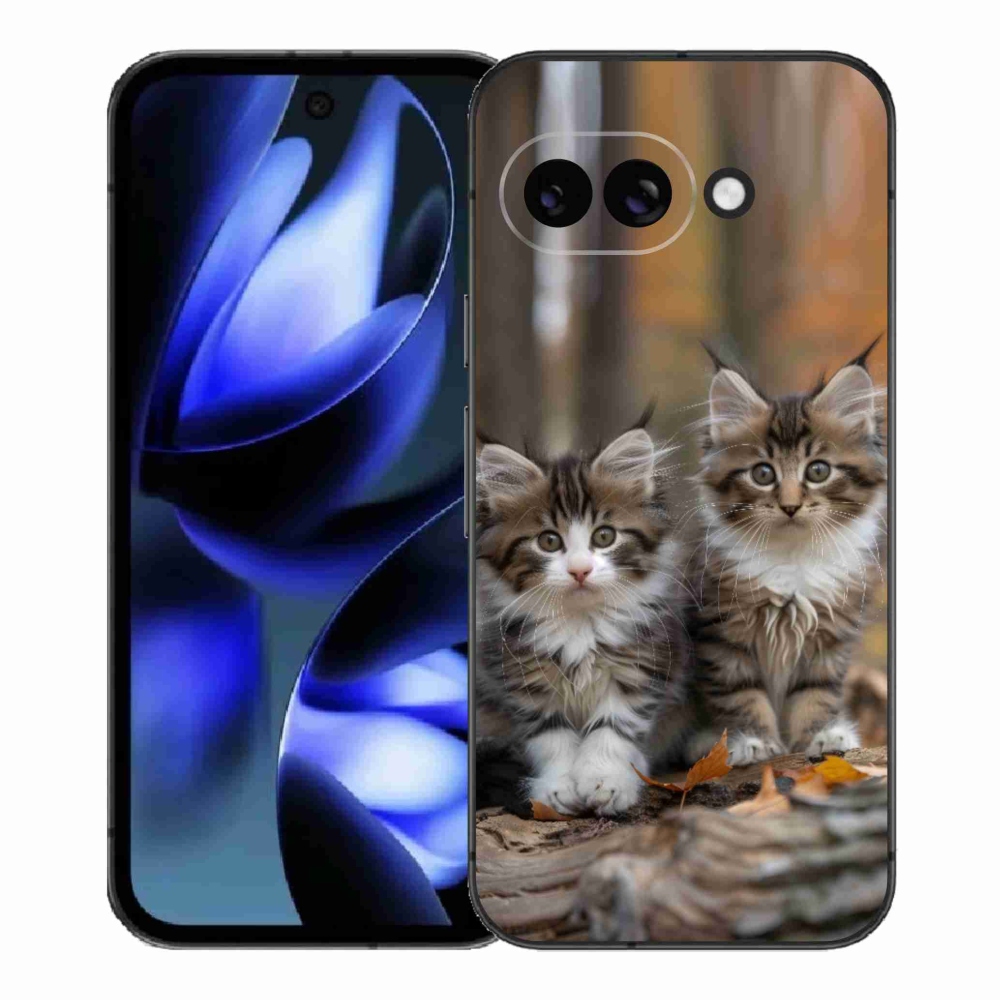 Gélový kryt mmCase na Google Pixel 9a - mačacie duo 3