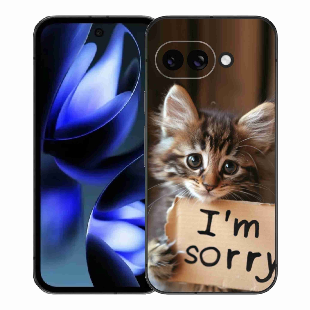 Gélový kryt mmCase na Google Pixel 9a - mačacie ospravedlnenie