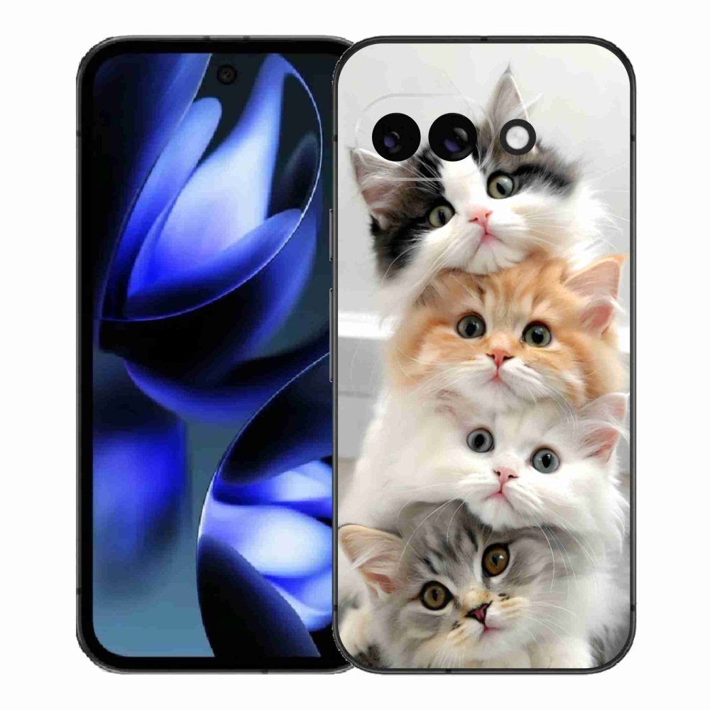 Gélový kryt mmCase na Google Pixel 9a - mačacia partia