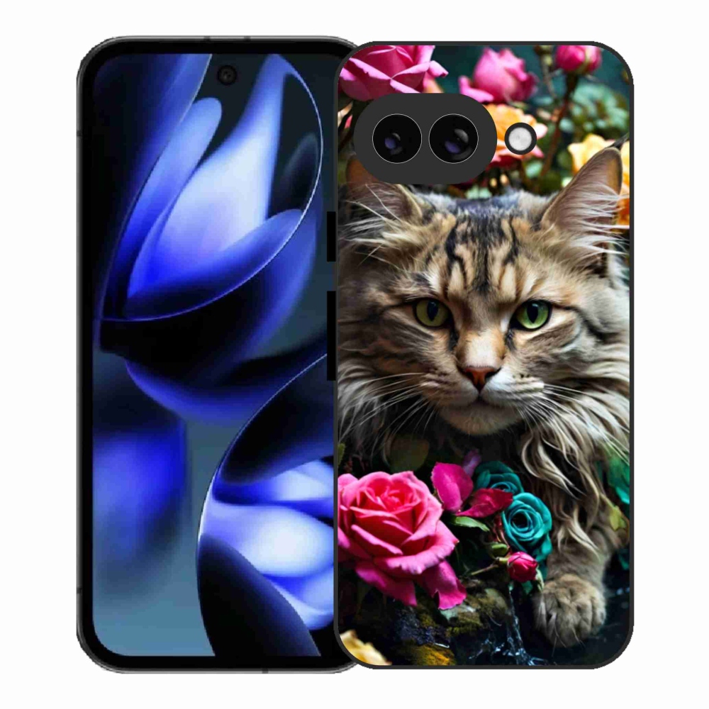 Gélový kryt mmCase na Google Pixel 9a - mačacie pohľad 2