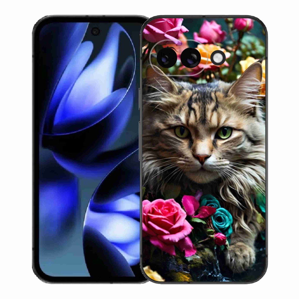 Gélový kryt mmCase na Google Pixel 9a - mačacie pohľad 2