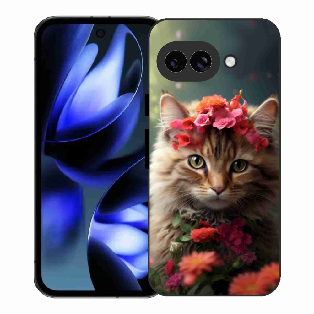 Gélový kryt mmCase na Google Pixel 9a - mačacia princezná