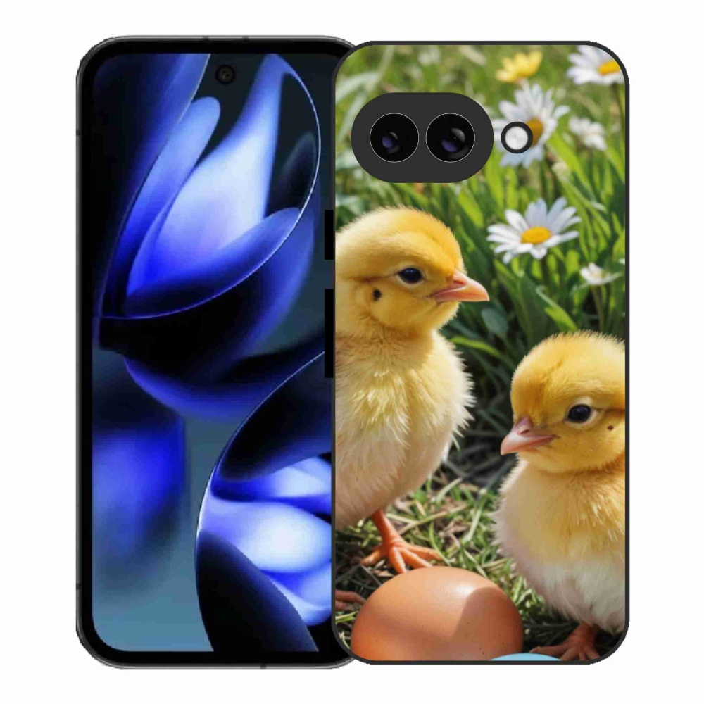 Gélový kryt mmCase na Google Pixel 9a - kuriatka