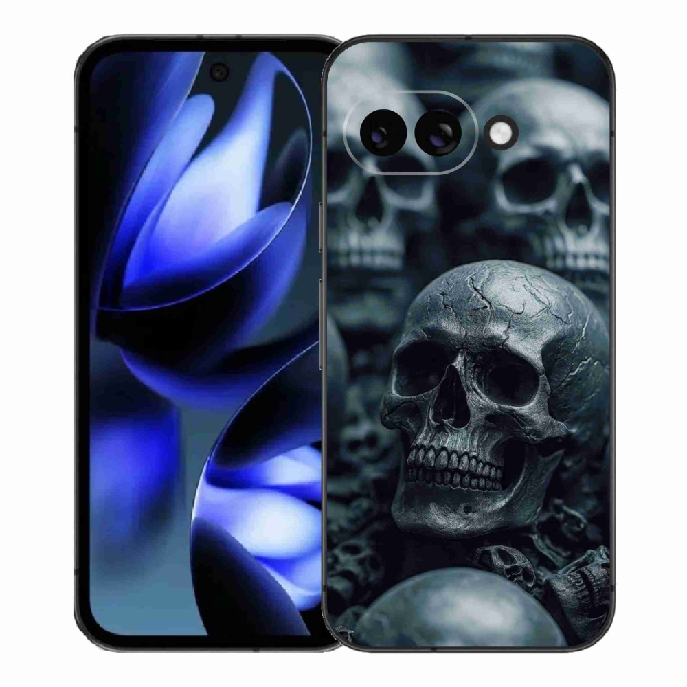 Gélový kryt mmCase na Google Pixel 9a - lebka 2