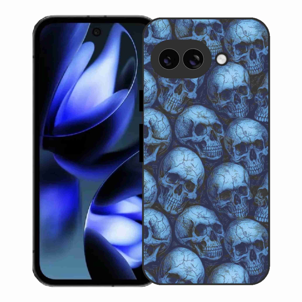 Gélový kryt mmCase na Google Pixel 9a - lebky