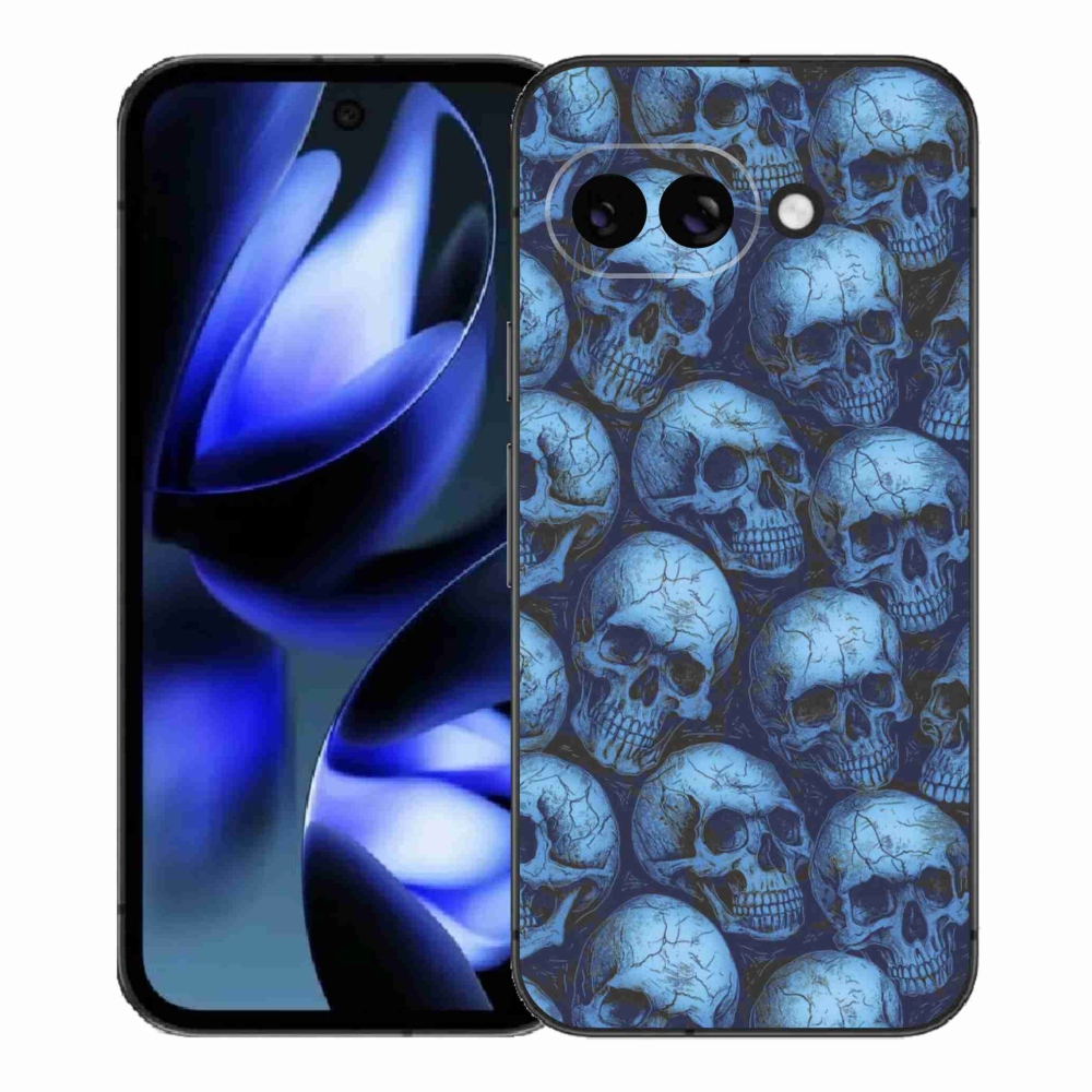 Gélový kryt mmCase na Google Pixel 9a - lebky