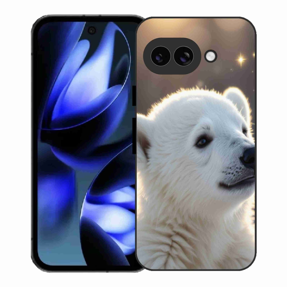 Gélový kryt mmCase na Google Pixel 9a - ľadový medveď
