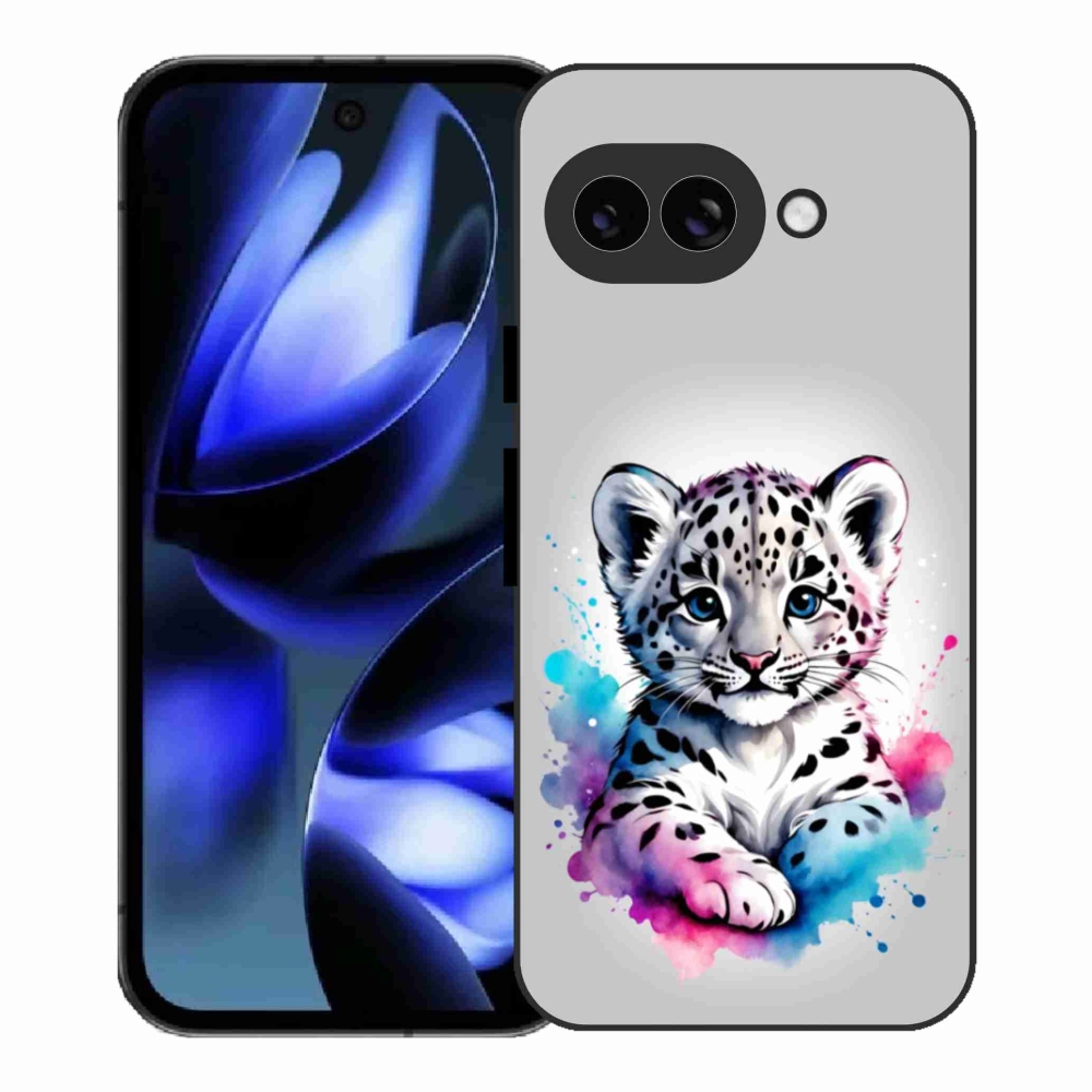 Gélový kryt mmCase na Google Pixel 9a - leopardej mláďa