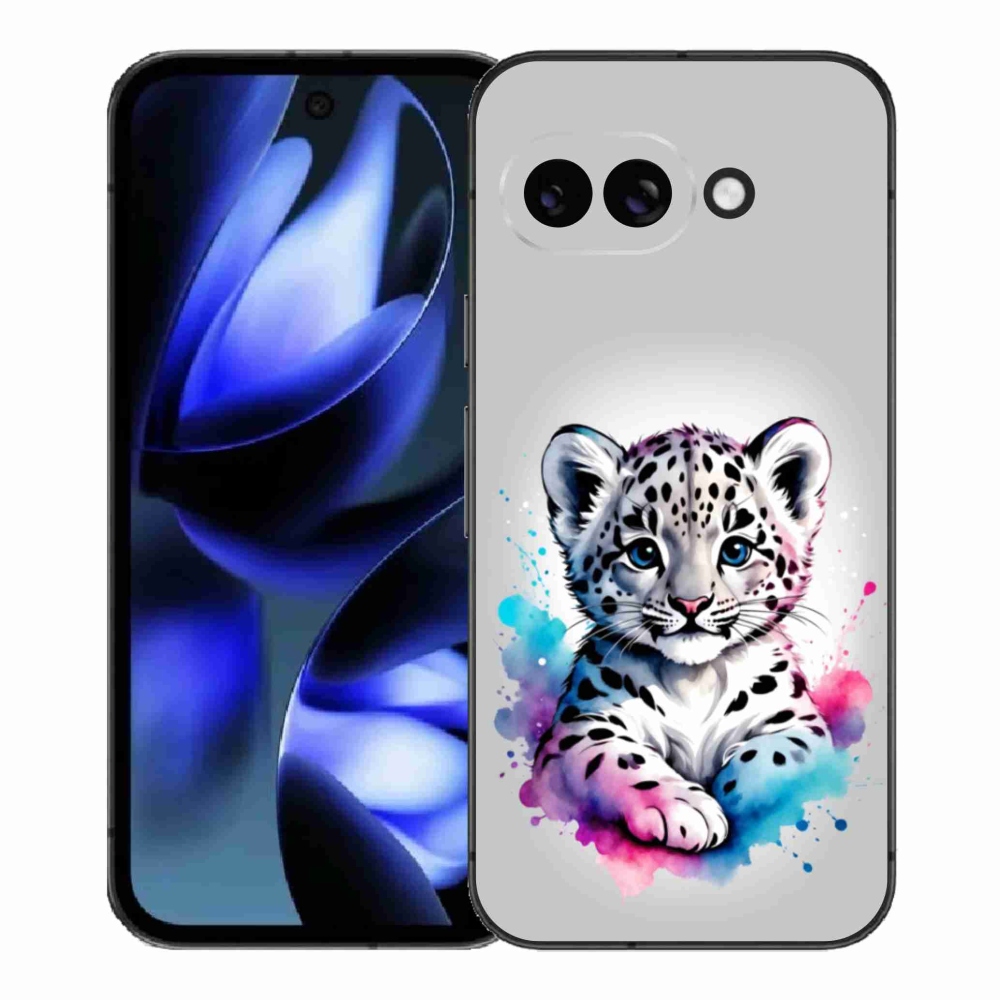 Gélový kryt mmCase na Google Pixel 9a - leopardej mláďa