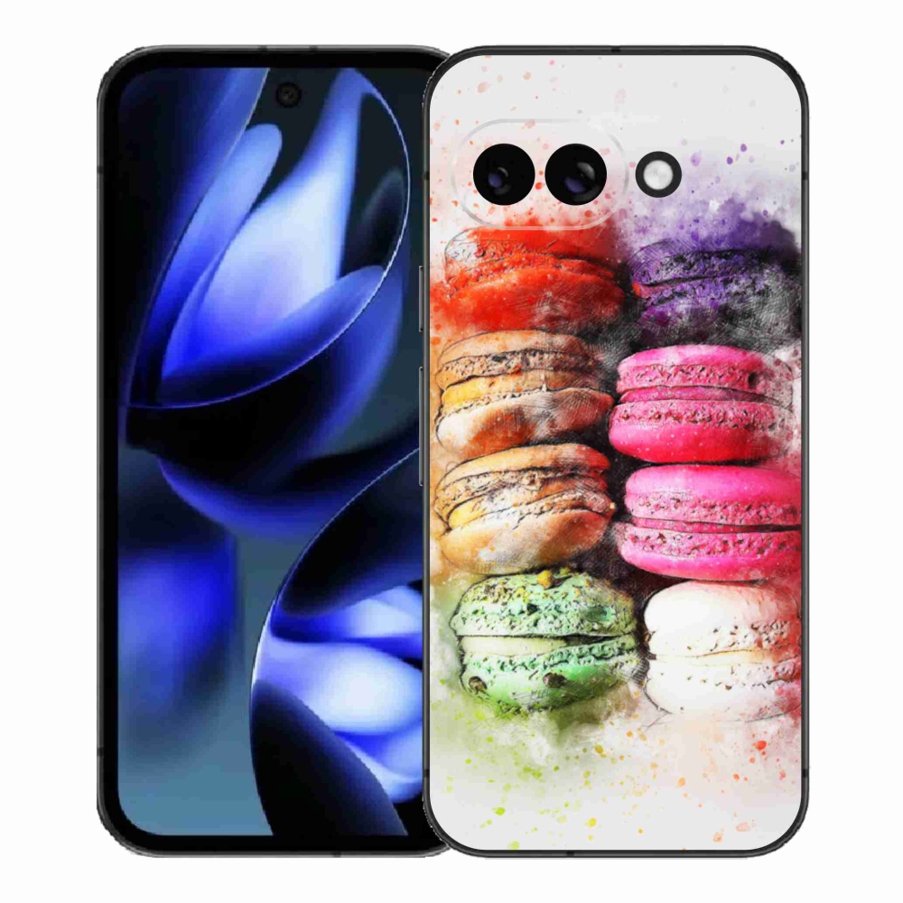 Gélový kryt mmCase na Google Pixel 9a - makrónky