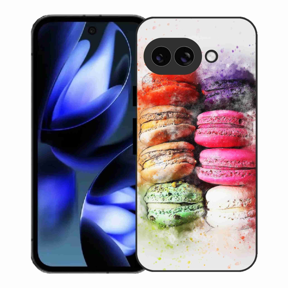 Gélový kryt mmCase na Google Pixel 9a - makrónky