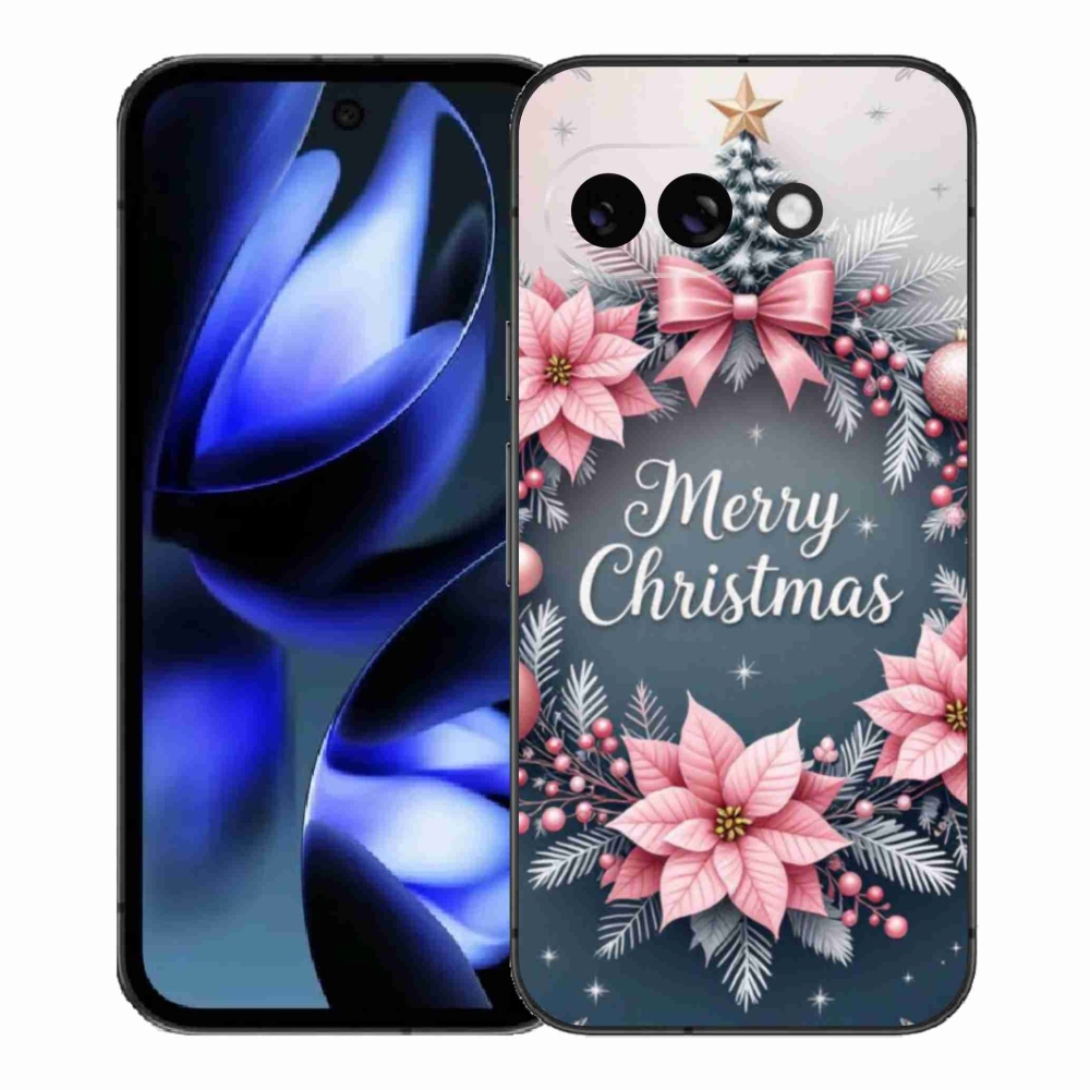 Gélový kryt mmCase na Google Pixel 9a - merry christmas