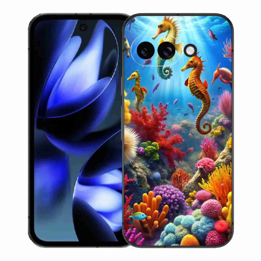 Gélový kryt mmCase na Google Pixel 9a - morský svet 3