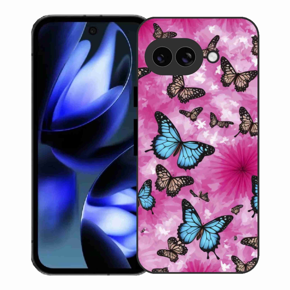 Gélový kryt mmCase na Google Pixel 9a - motýlia záhrada