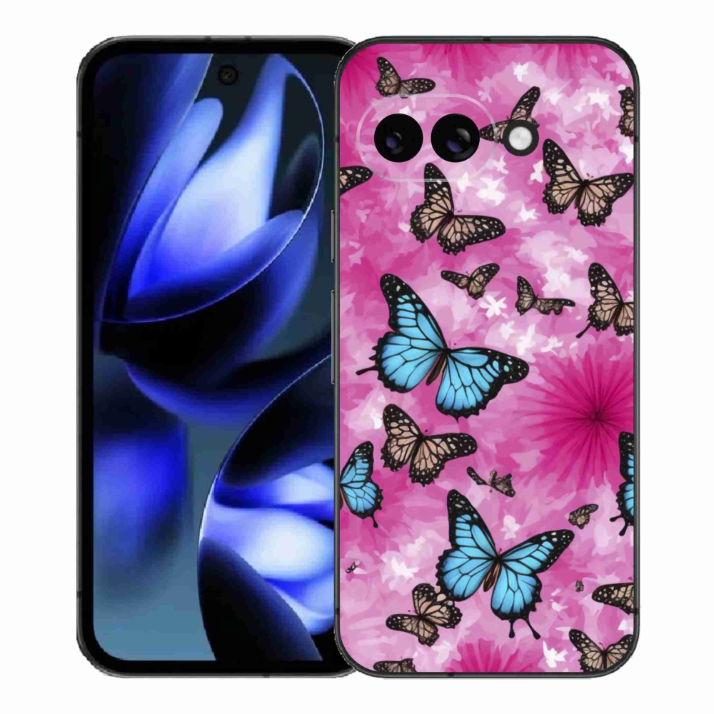 Gélový kryt mmCase na Google Pixel 9a - motýlia záhrada