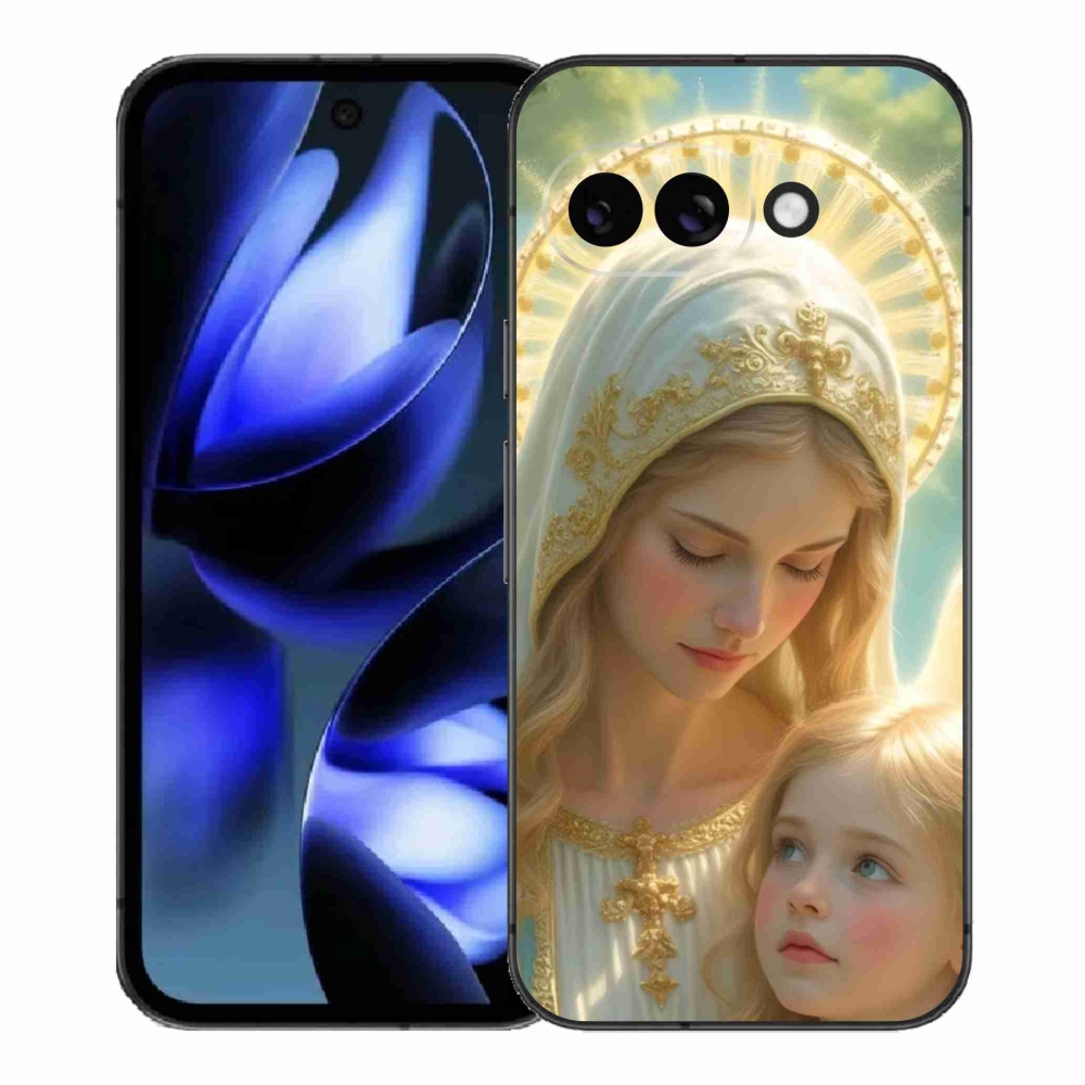 Gélový kryt mmCase na Google Pixel 9a - náboženský motív 2
