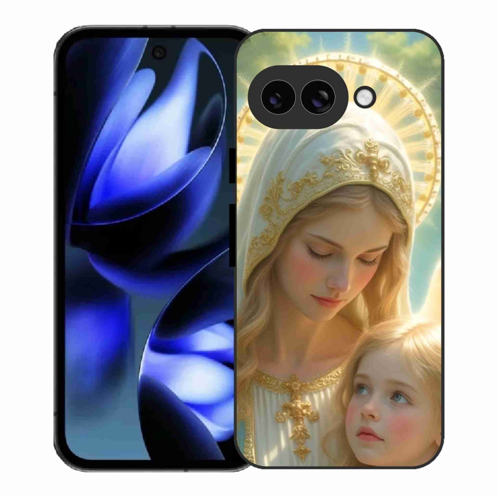 Gélový kryt mmCase na Google Pixel 9a - náboženský motív 2