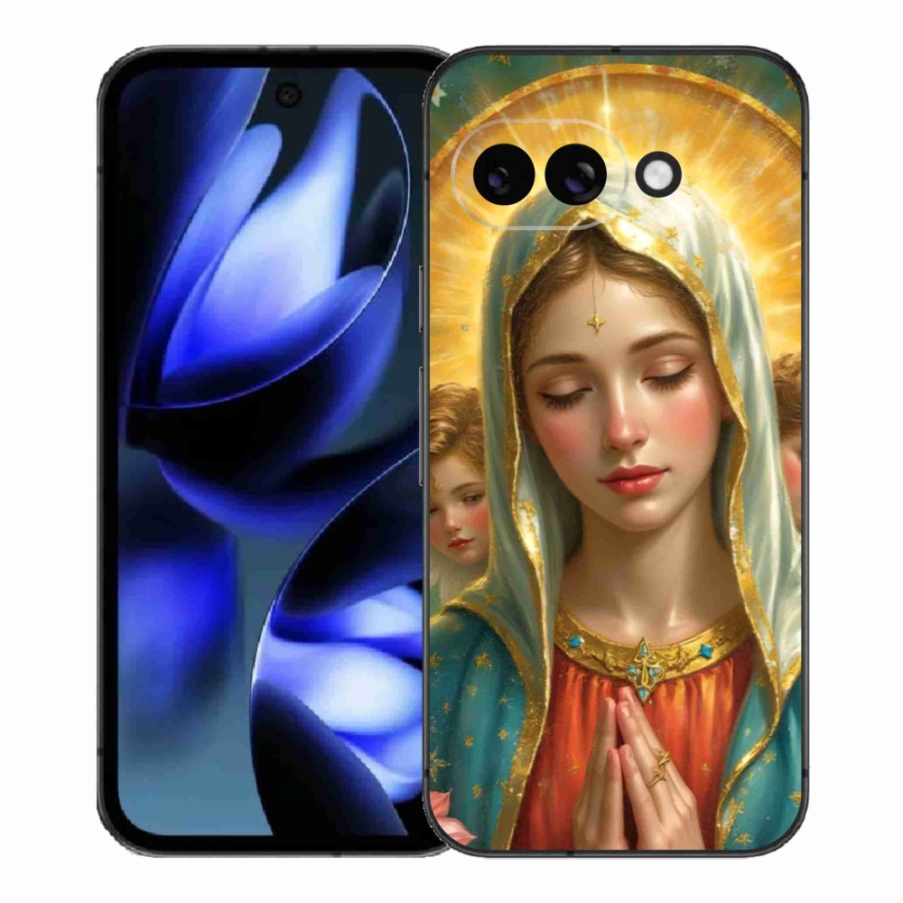 Gélový kryt mmCase na Google Pixel 9a - náboženský motív 3