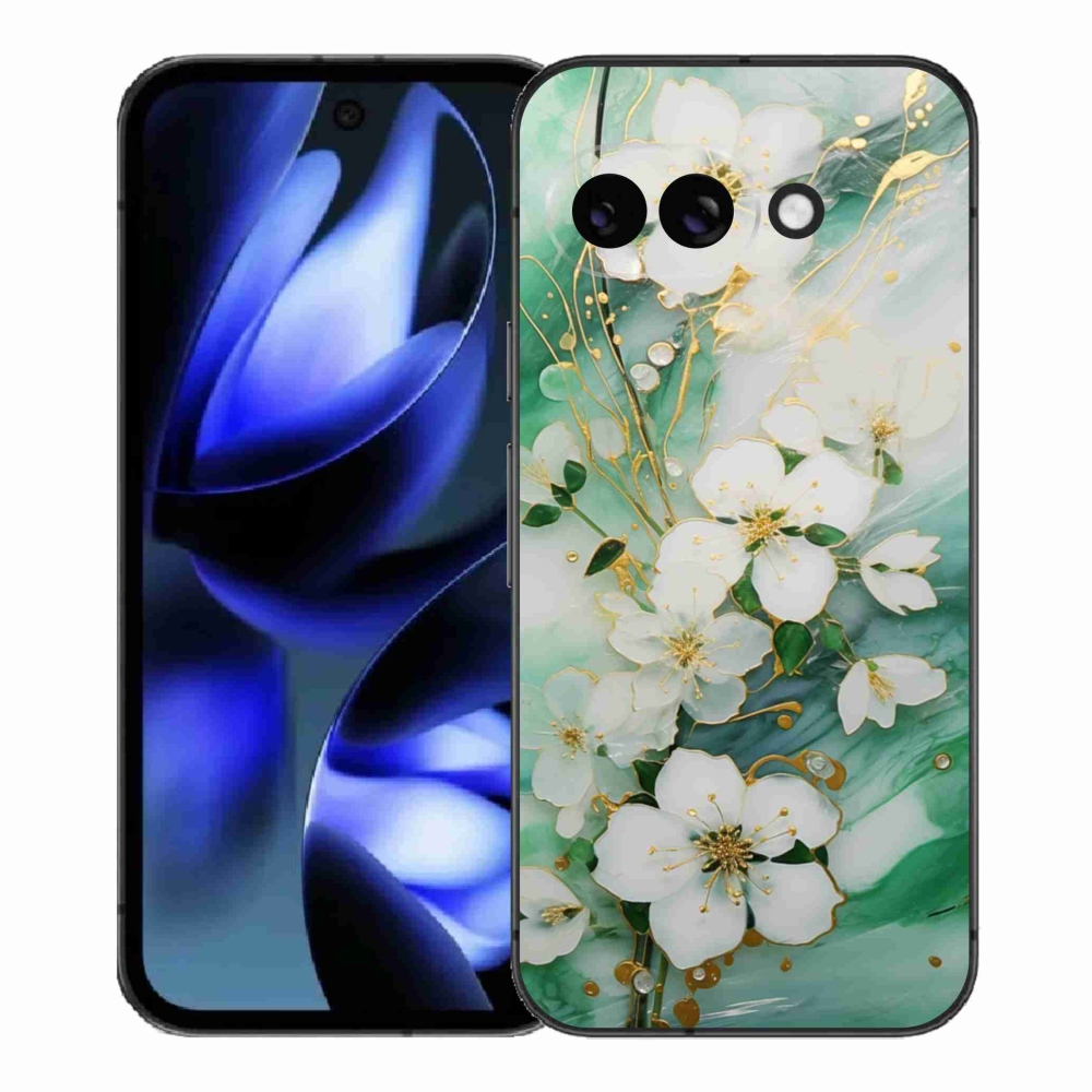 Gélový kryt mmCase na Google Pixel 9a - nežné kvety