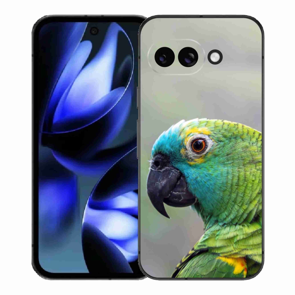 Gélový kryt mmCase na Google Pixel 9a - papagáj amazoňan