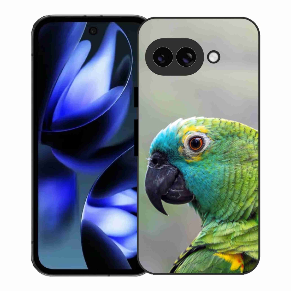 Gélový kryt mmCase na Google Pixel 9a - papagáj amazoňan