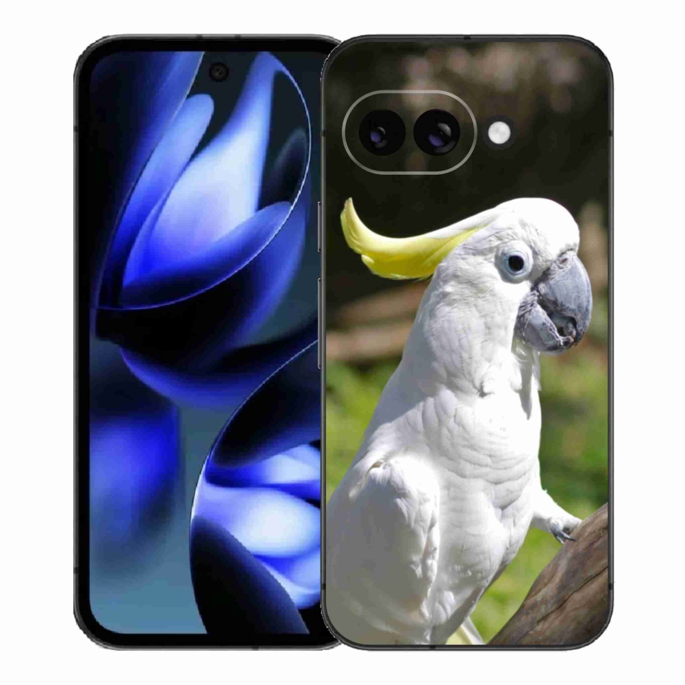 Gélový kryt mmCase na Google Pixel 9a - papagáj kakadu 2