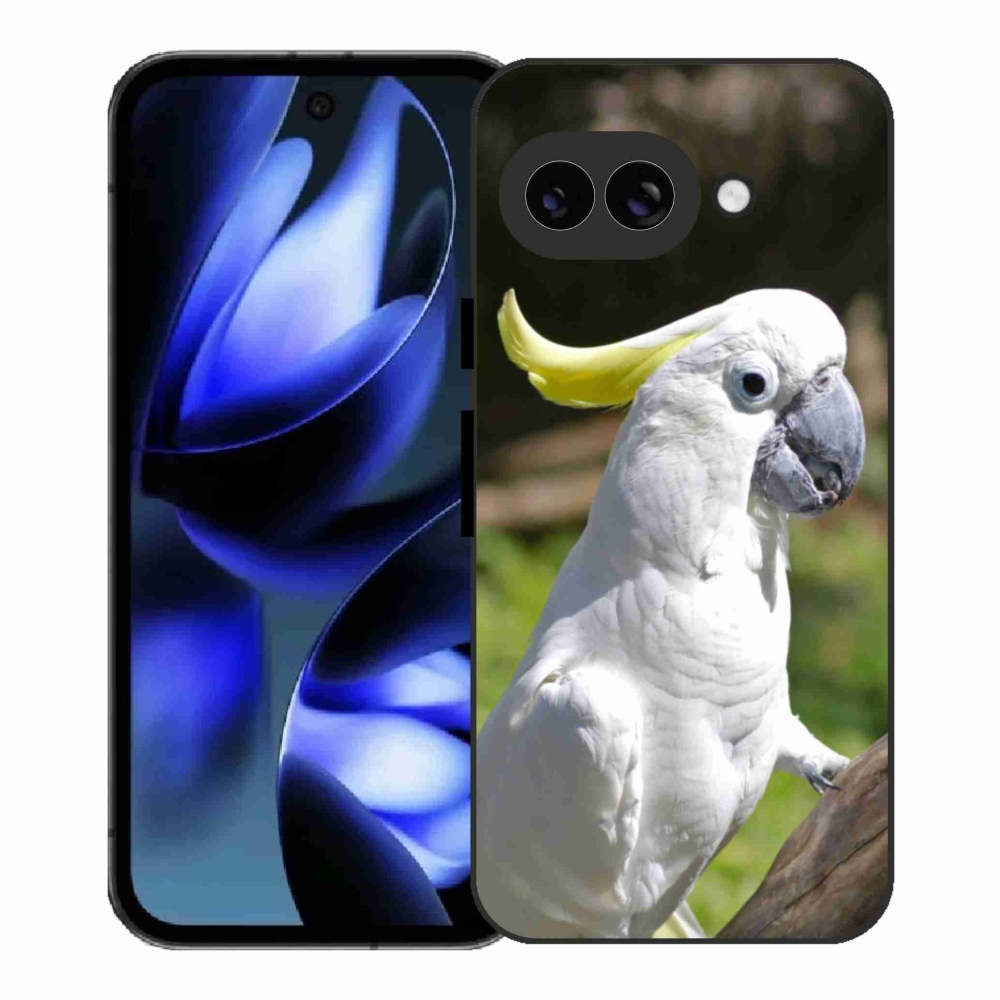 Gélový kryt mmCase na Google Pixel 9a - papagáj kakadu 2