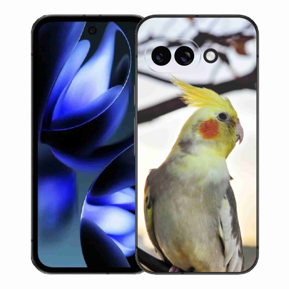Gélový kryt mmCase na Google Pixel 9a - papagáj korela