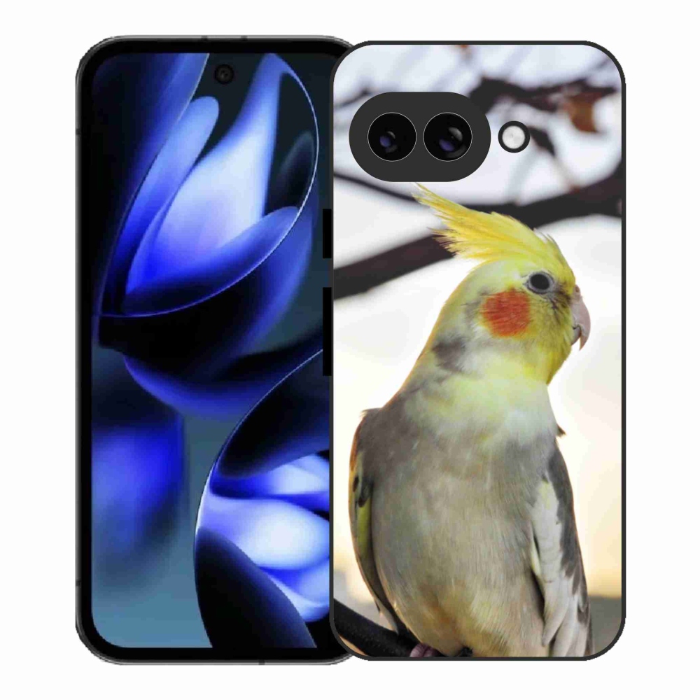 Gélový kryt mmCase na Google Pixel 9a - papagáj korela