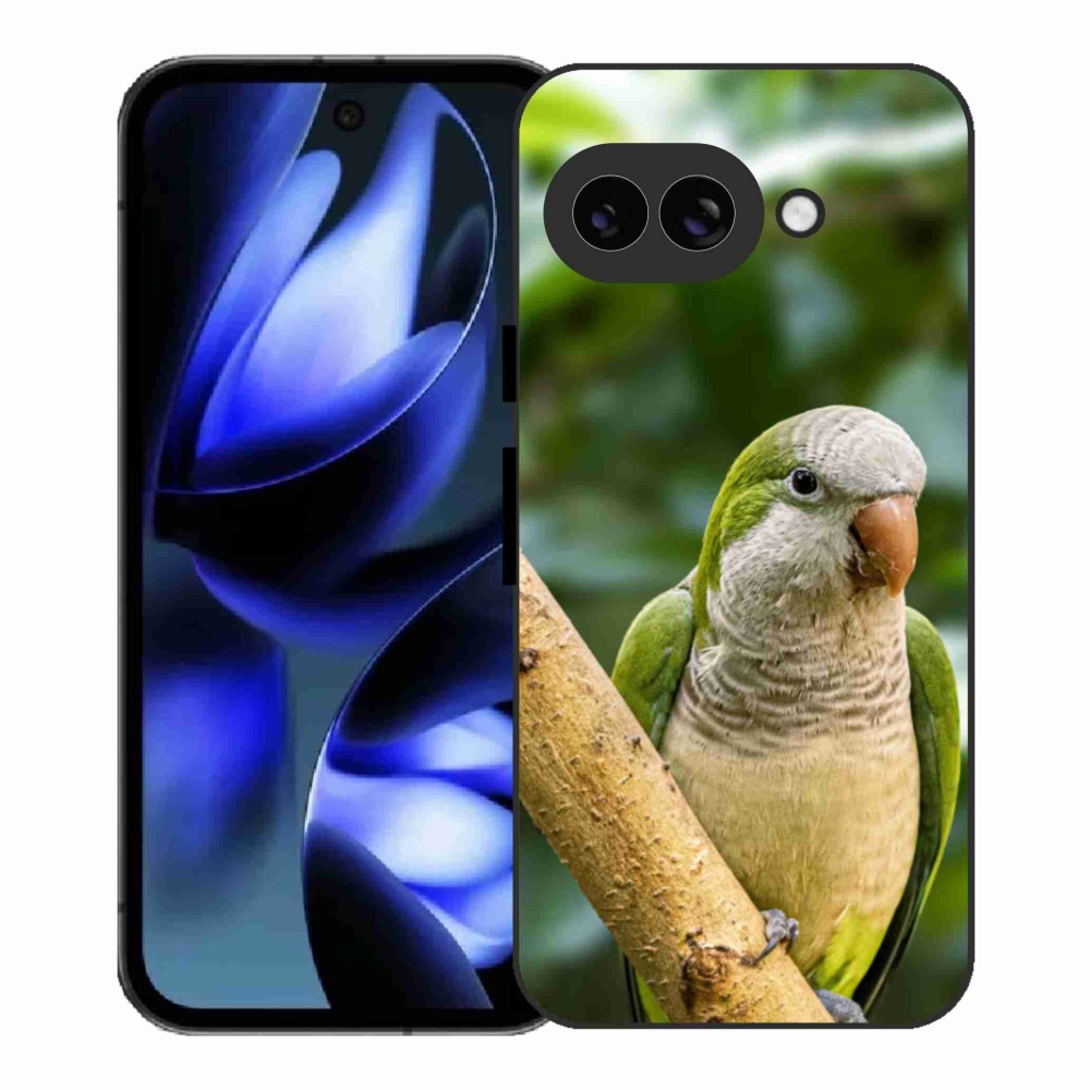 Gélový kryt mmCase na Google Pixel 9a - papagáj mníšok