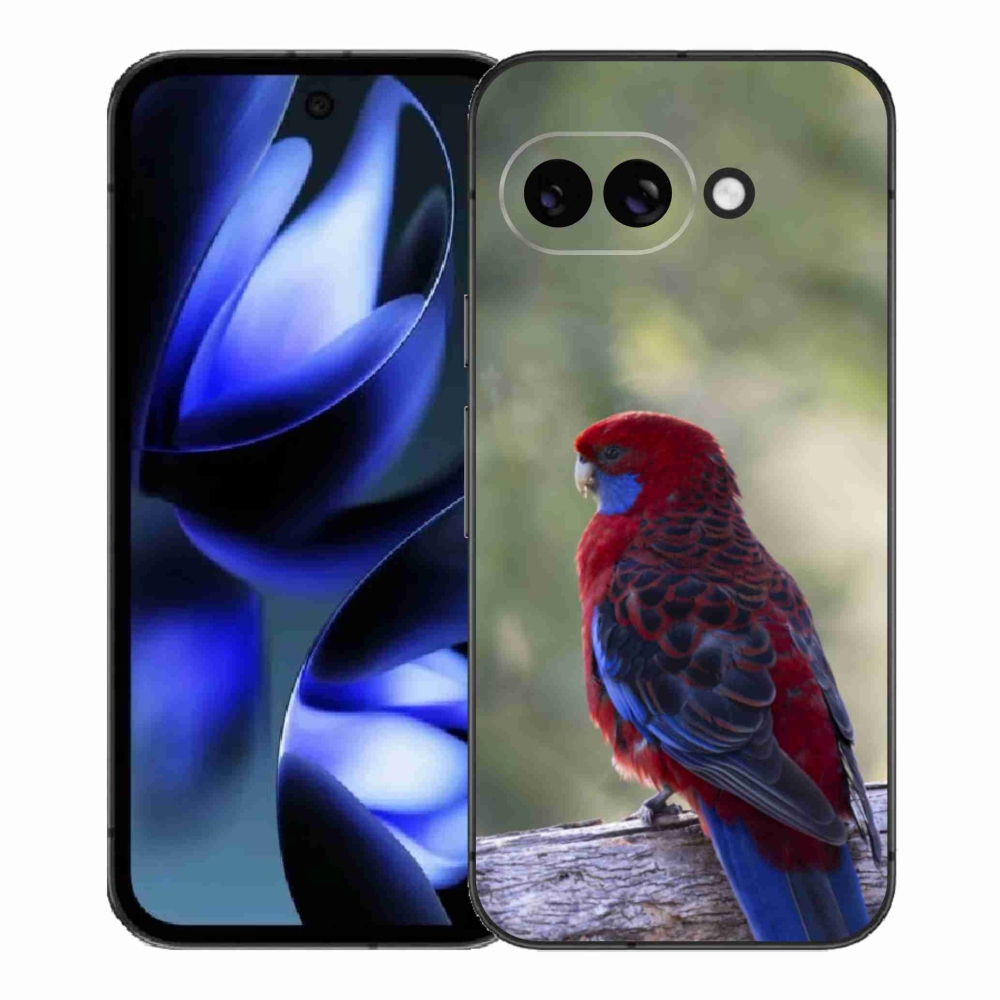 Gélový kryt mmCase na Google Pixel 9a - papagáj rosela