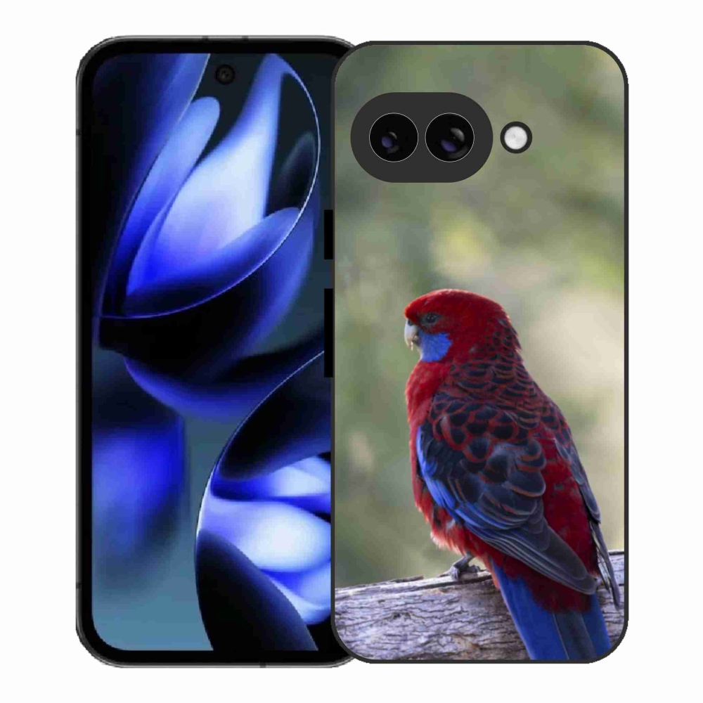 Gélový kryt mmCase na Google Pixel 9a - papagáj rosela