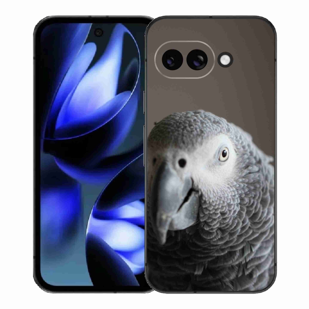 Gélový kryt mmCase na Google Pixel 9a - papagáj žako 2