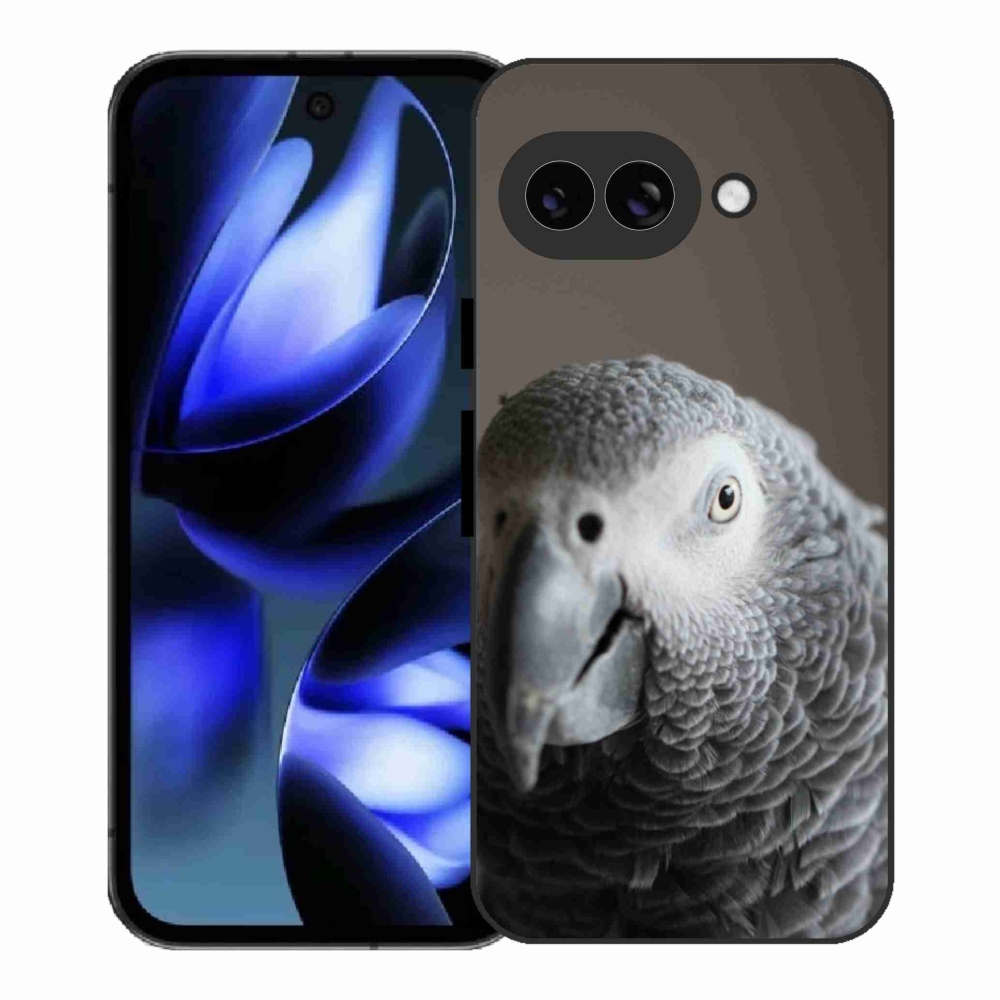 Gélový kryt mmCase na Google Pixel 9a - papagáj žako 2