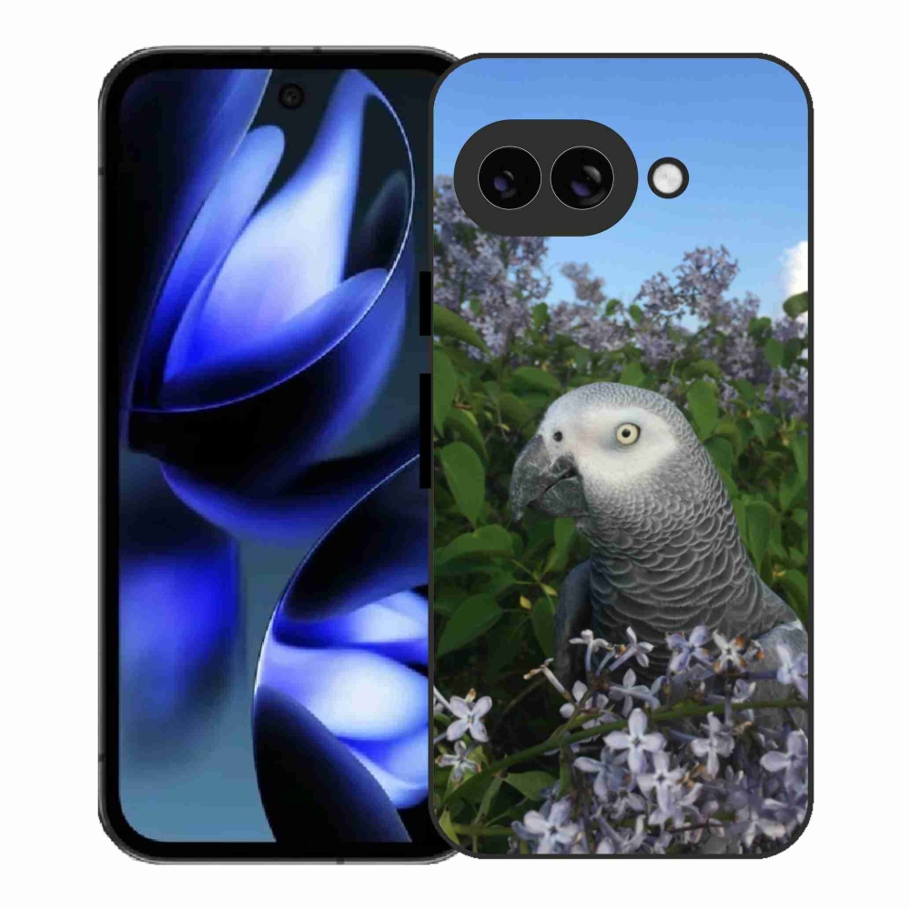 Gélový kryt mmCase na Google Pixel 9a - papagáj žako
