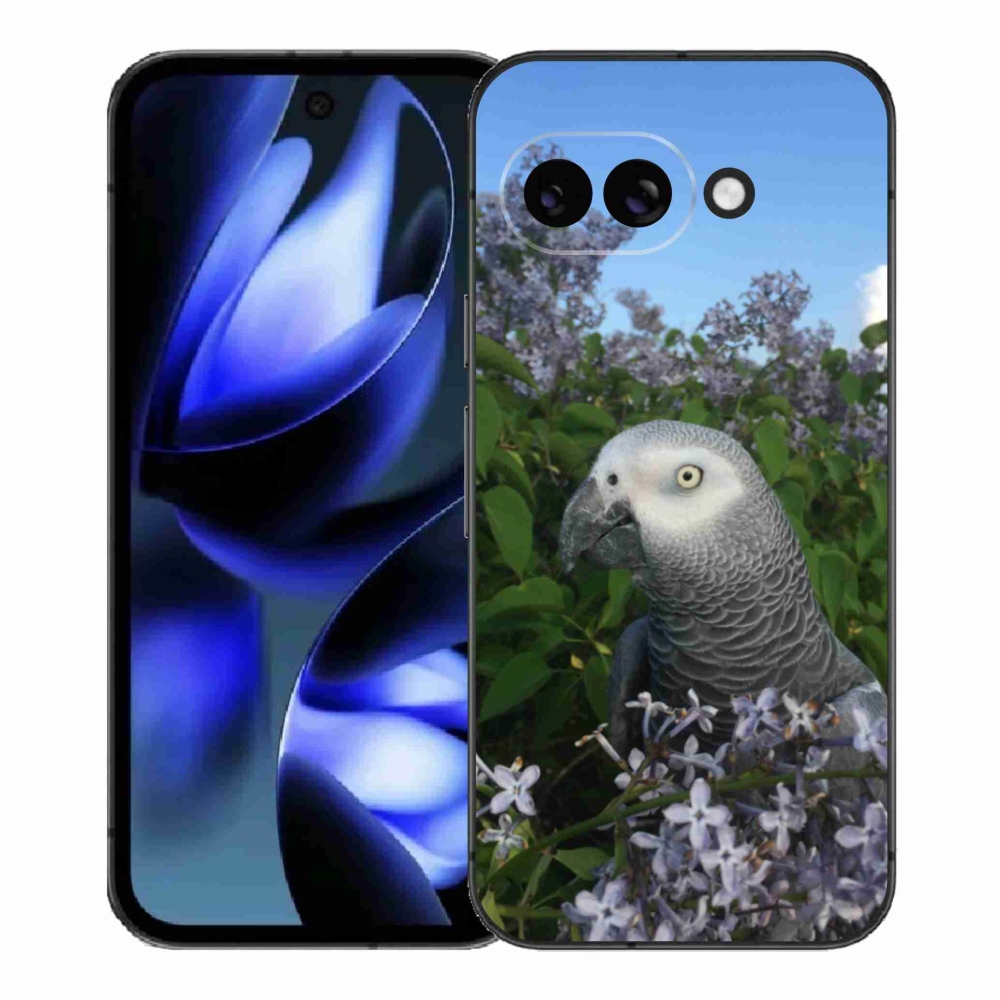 Gélový kryt mmCase na Google Pixel 9a - papagáj žako