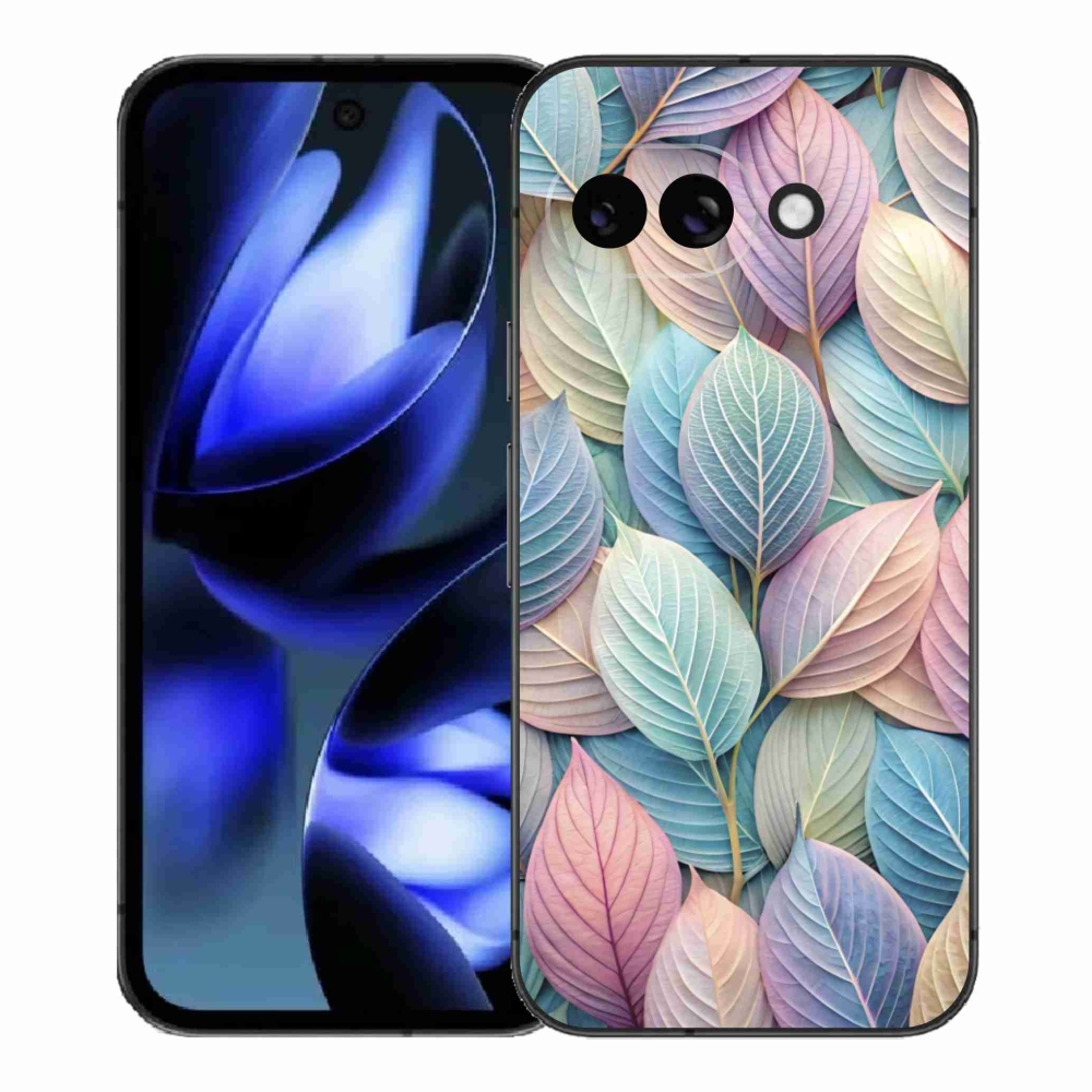 Gélový kryt mmCase na Google Pixel 9a - pastelové listy