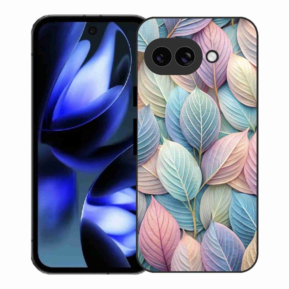 Gélový kryt mmCase na Google Pixel 9a - pastelové listy