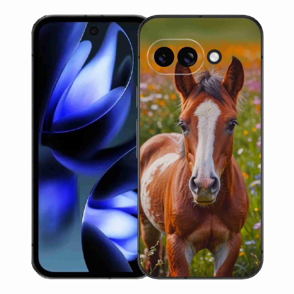 Gélový kryt mmCase na Google Pixel 9a - roztomilé žriebä