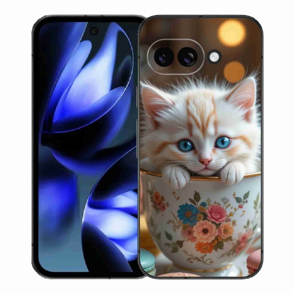 Gélový kryt mmCase na Google Pixel 9a - roztomilé mačiatko 6