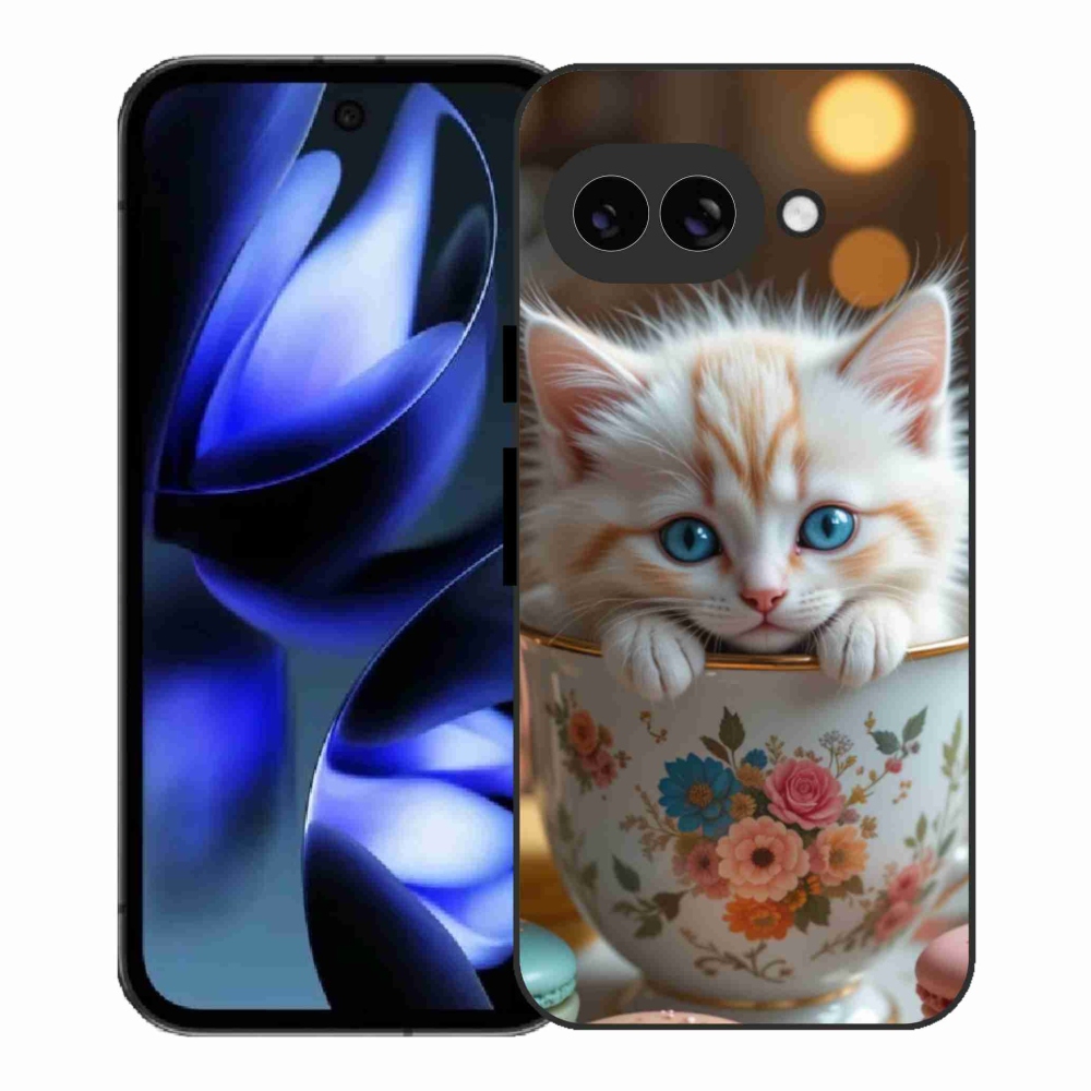 Gélový kryt mmCase na Google Pixel 9a - roztomilé mačiatko 6