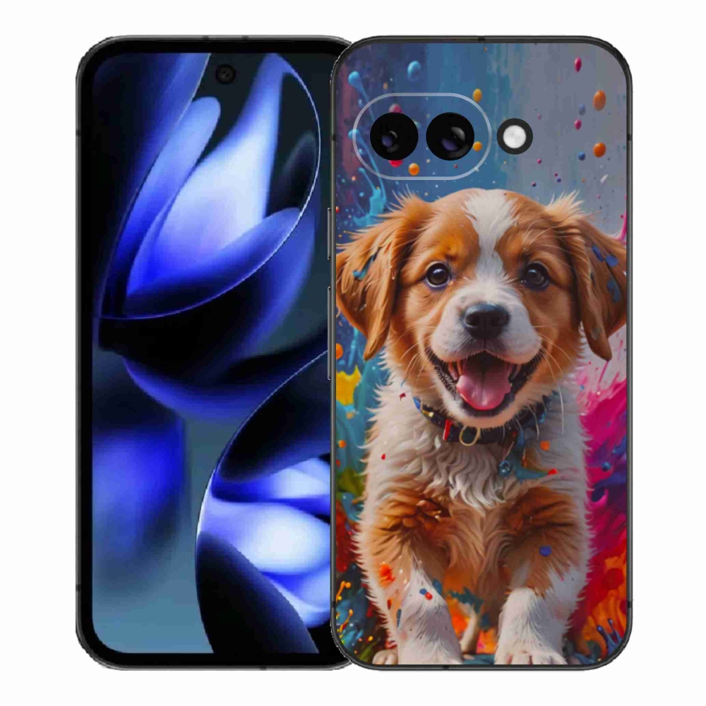 Gélový kryt mmCase na Google Pixel 9a - roztomilé šteňa 3