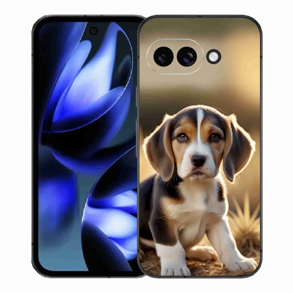 Gélový kryt mmCase na Google Pixel 9a - roztomilý bígl