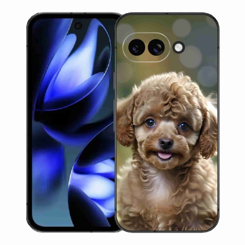 Gélový kryt mmCase na Google Pixel 9a - roztomilý pudel