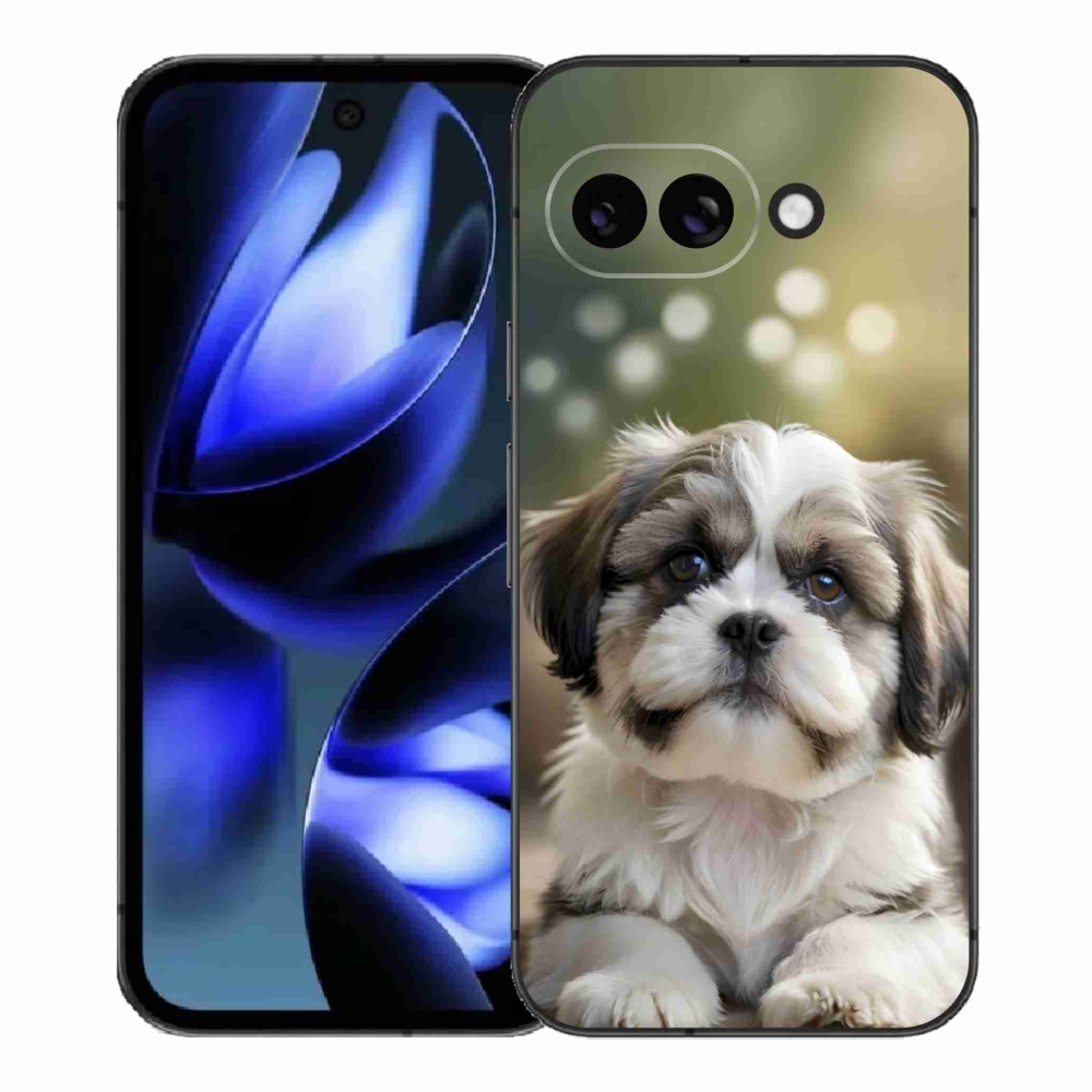 Gélový kryt mmCase na Google Pixel 9a - roztomilý shih-tzu