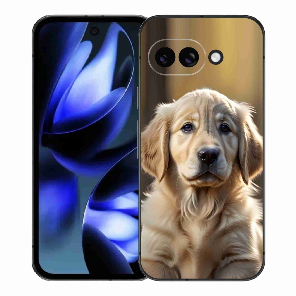 Gélový kryt mmCase na Google Pixel 9a - roztomilý zlatý retriever