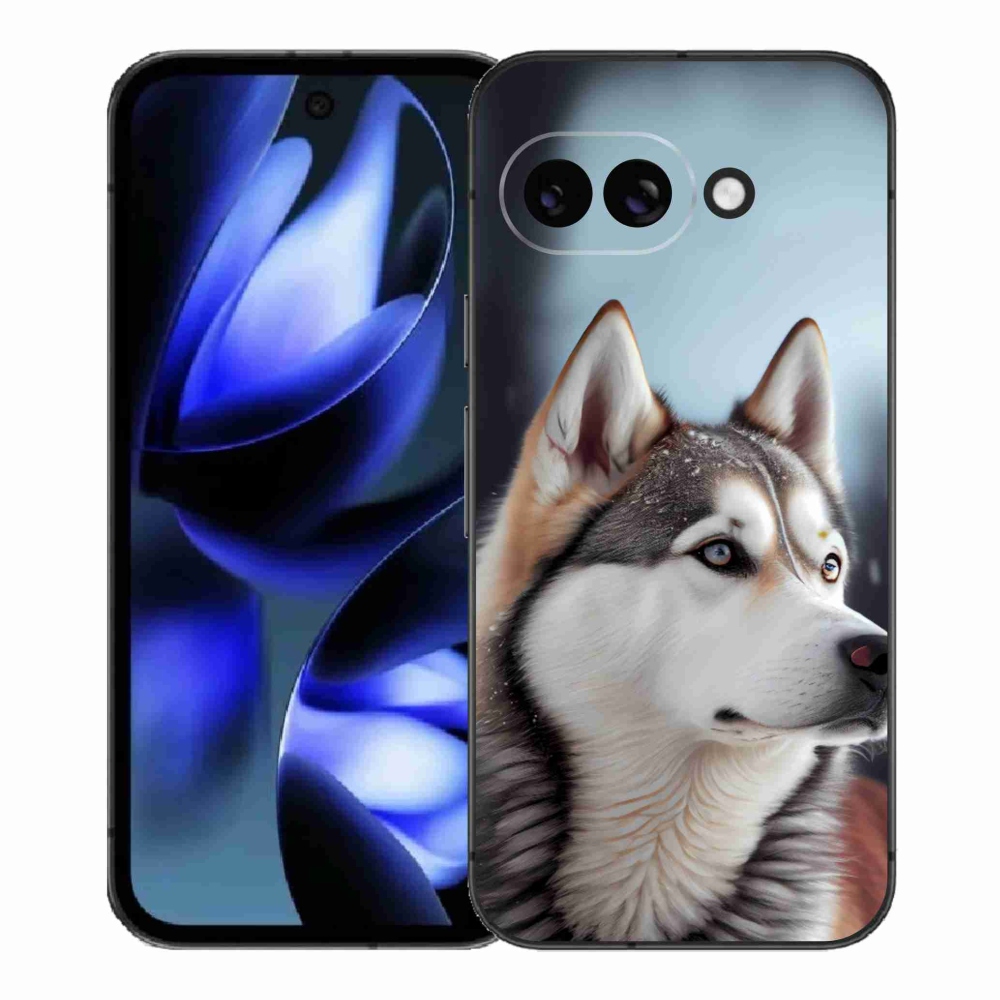 Gélový kryt mmCase na Google Pixel 9a - sibírsky husky