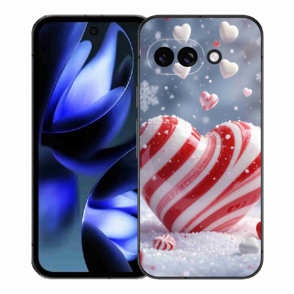 Gélový kryt mmCase na Google Pixel 9a - sladké srdce