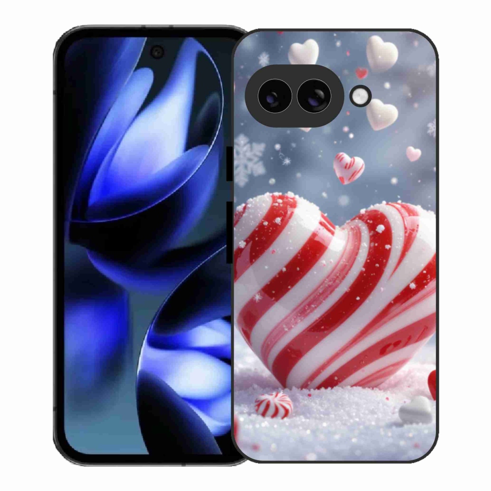 Gélový kryt mmCase na Google Pixel 9a - sladké srdce